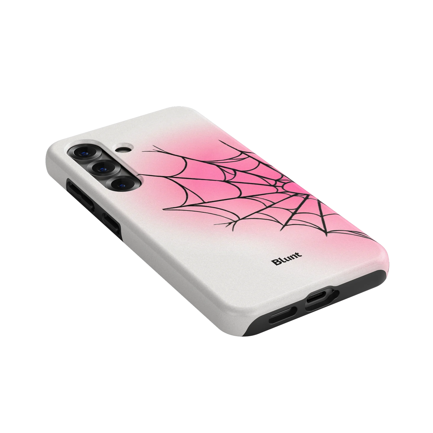 White Pink Web Samsung Case