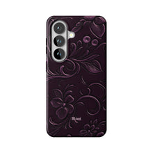 Plum Tooled Leather Samsung Case