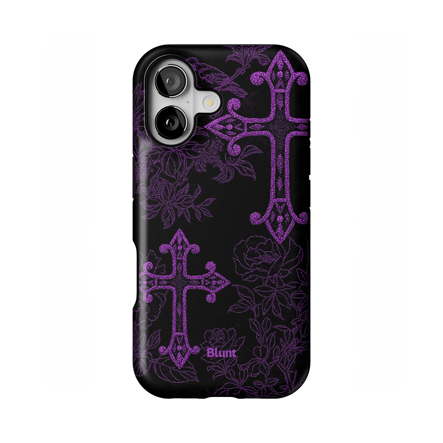 Purple Cross iPhone Case - Blunt Cases