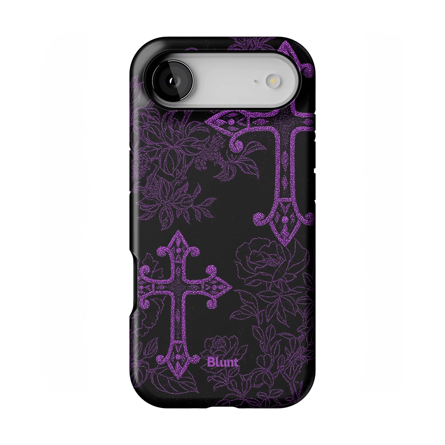Purple Cross iPhone Case - Blunt Cases