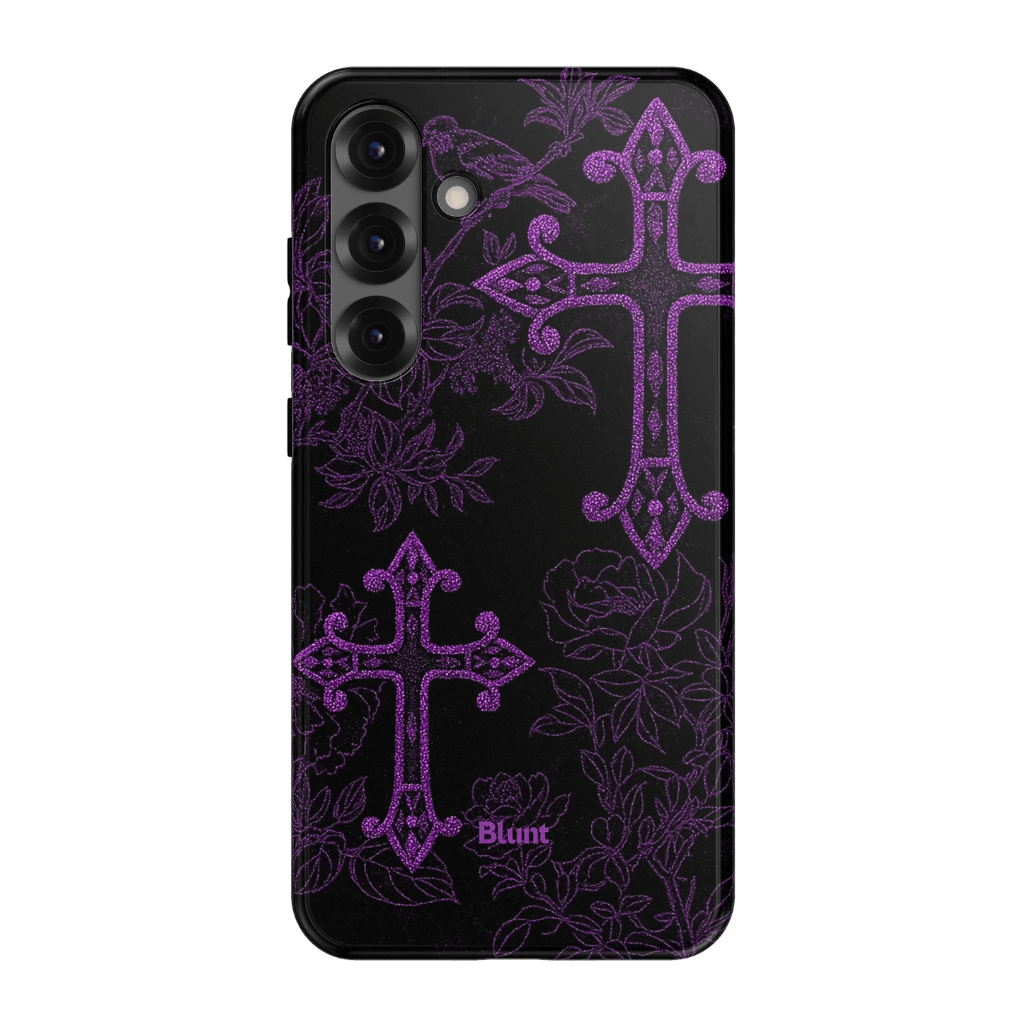 Purple Cross Samsung Case - Blunt Cases