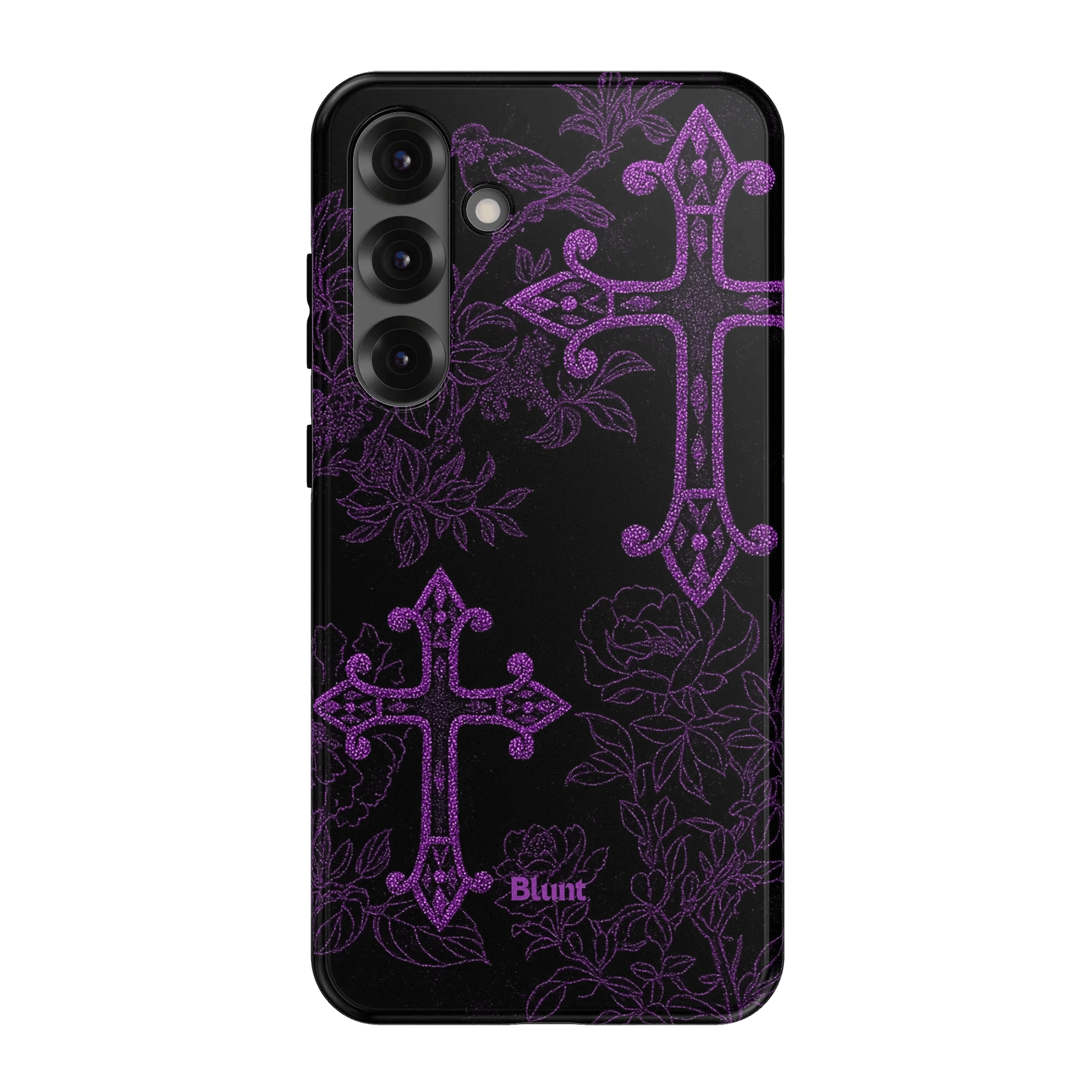 Purple Cross Samsung Case - Blunt Cases