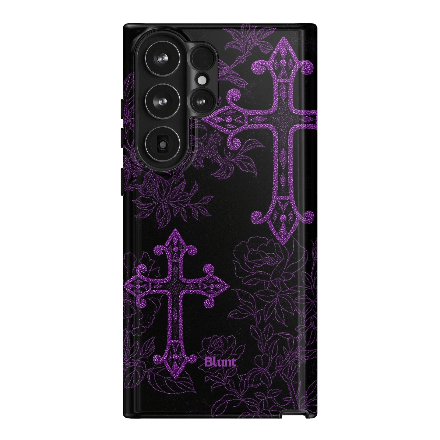 Purple Cross Samsung Case - Blunt Cases