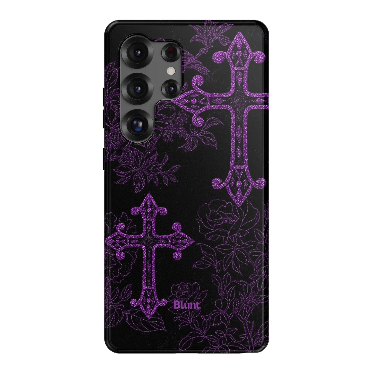 Purple Cross Samsung Case - Blunt Cases