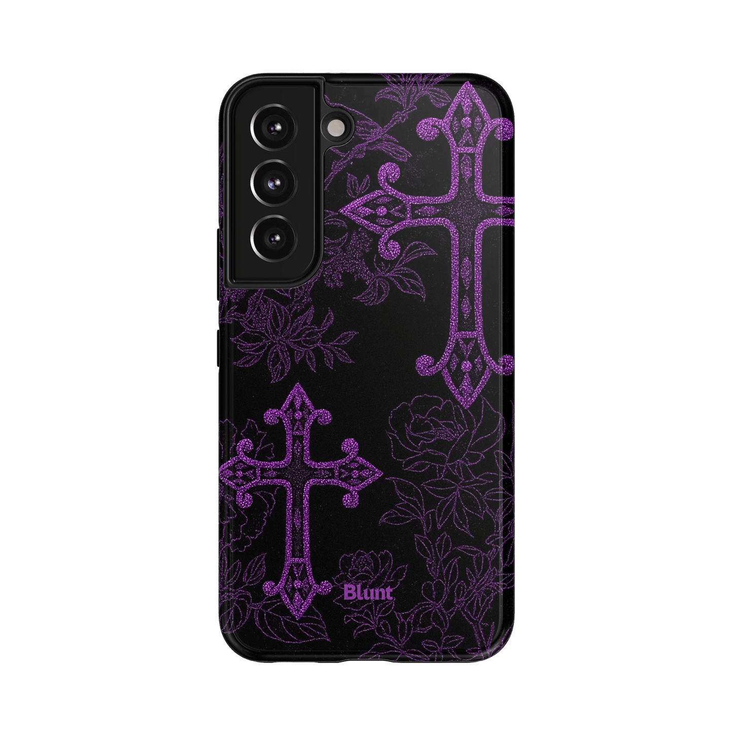 Purple Cross Samsung Case - Blunt Cases