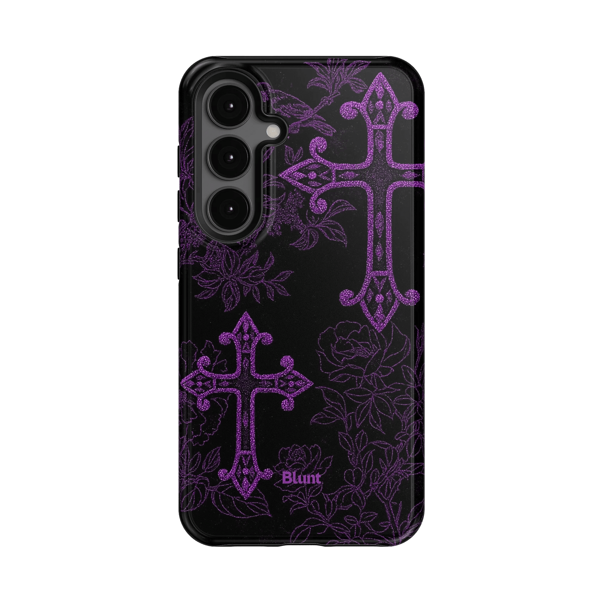 Purple Cross Samsung Case - Blunt Cases