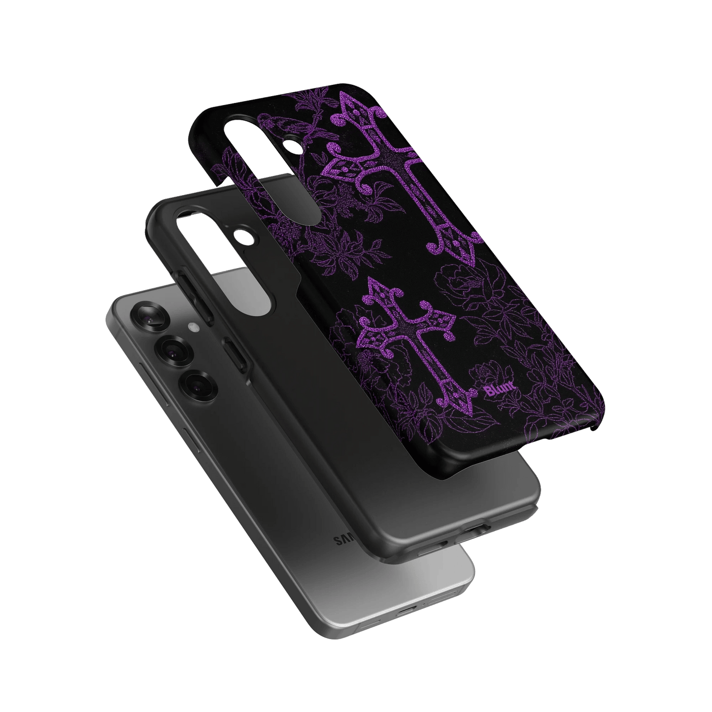 Purple Cross Samsung Case - Blunt Cases