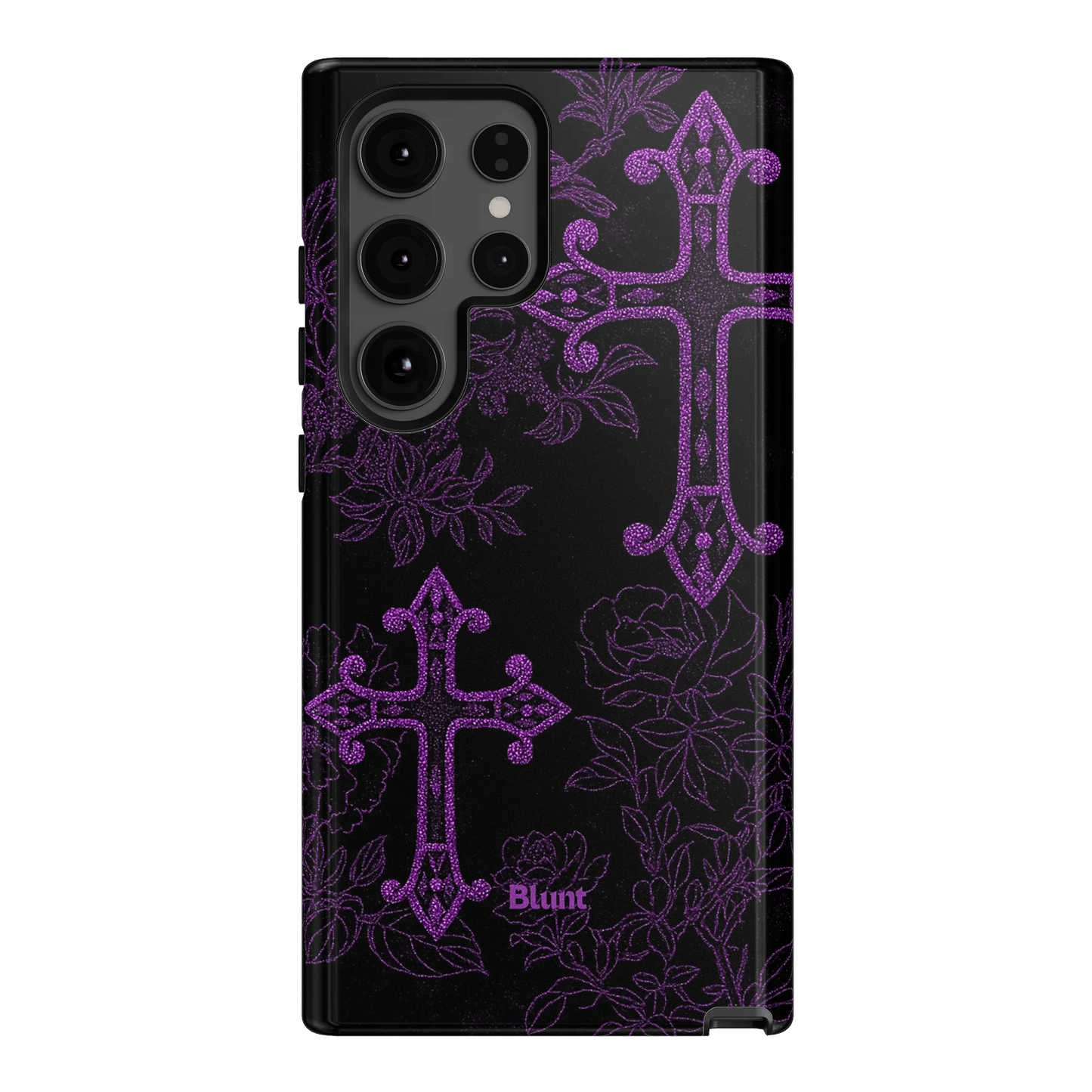 Purple Cross Samsung Case - Blunt Cases