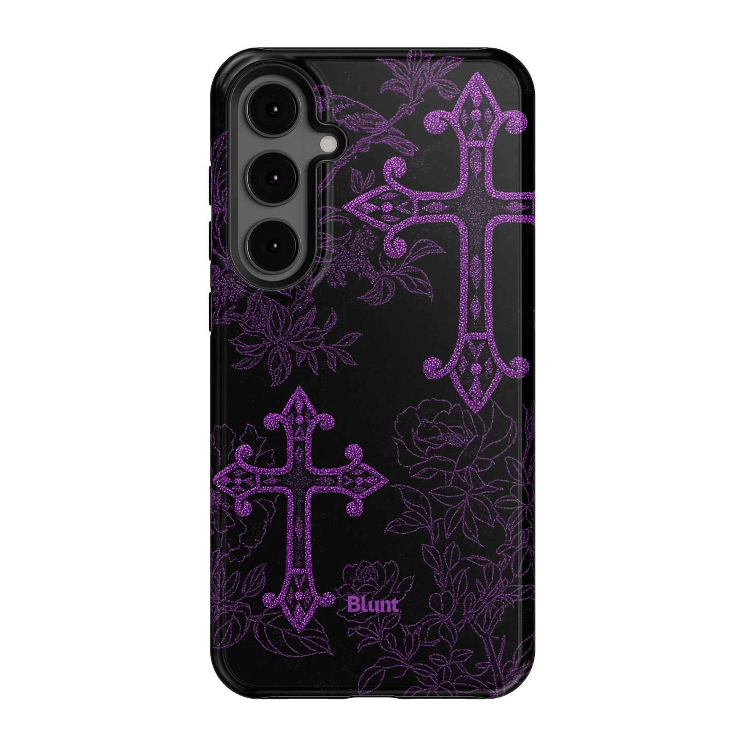 Purple Cross Samsung Case - Blunt Cases