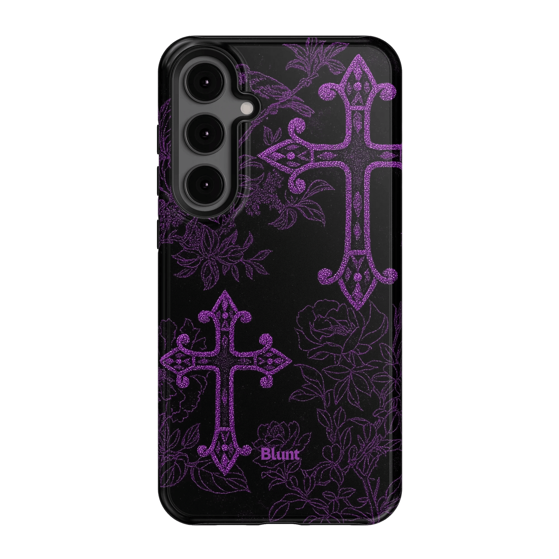 Purple Cross Samsung Case - Blunt Cases