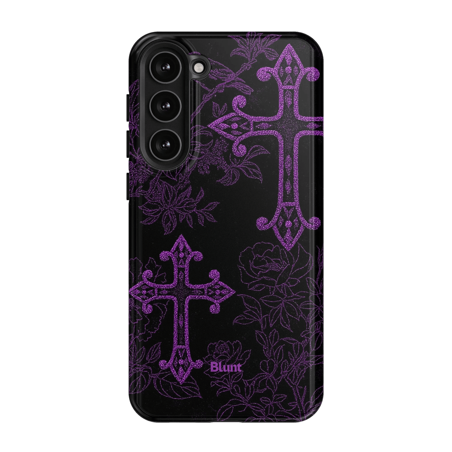 Purple Cross Samsung Case - Blunt Cases