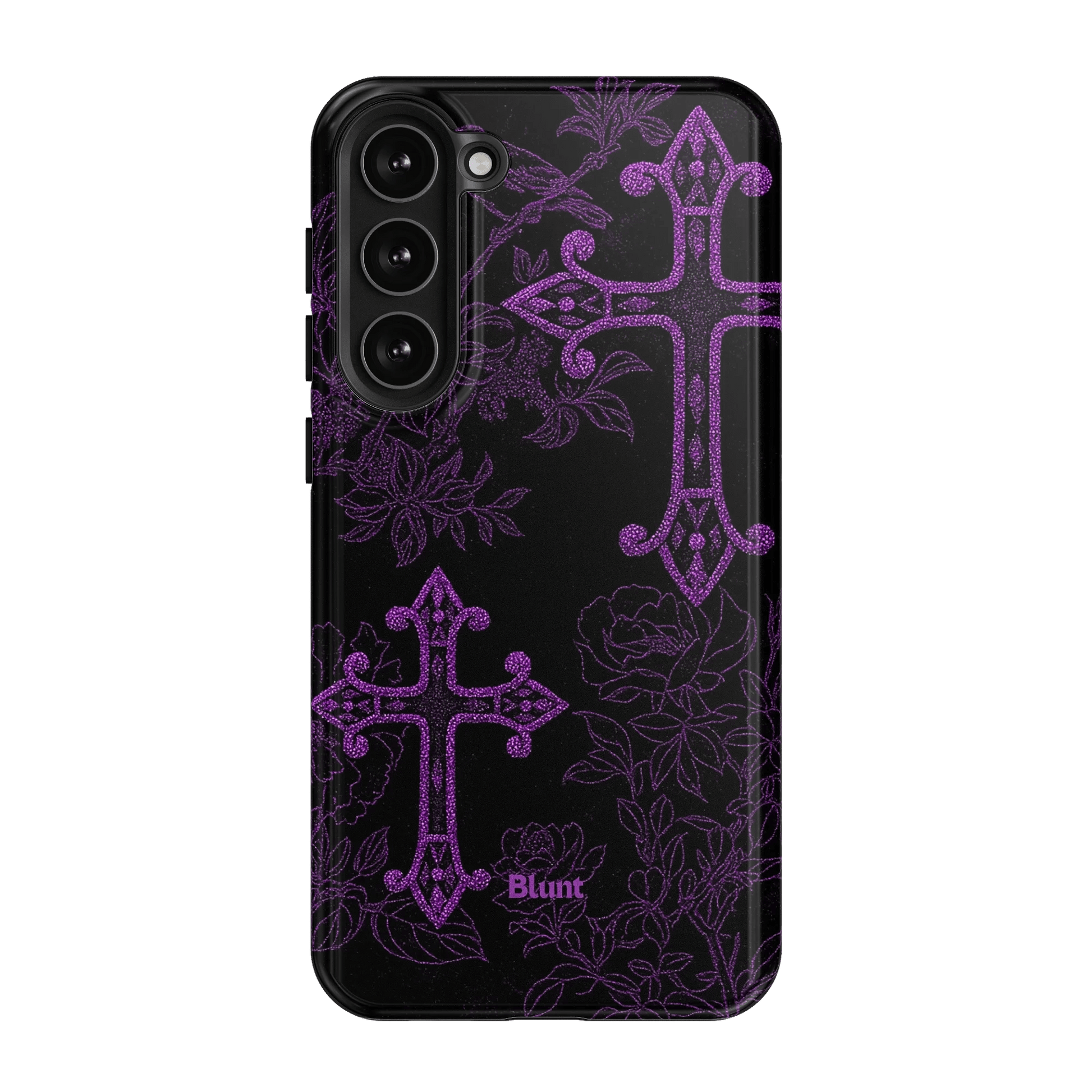 Purple Cross Samsung Case - Blunt Cases