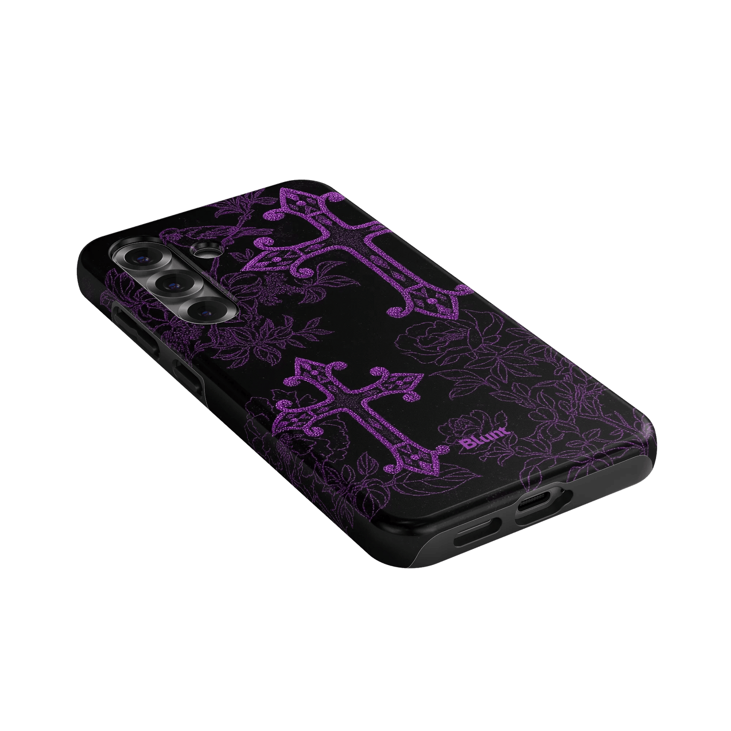 Purple Cross Samsung Case - Blunt Cases