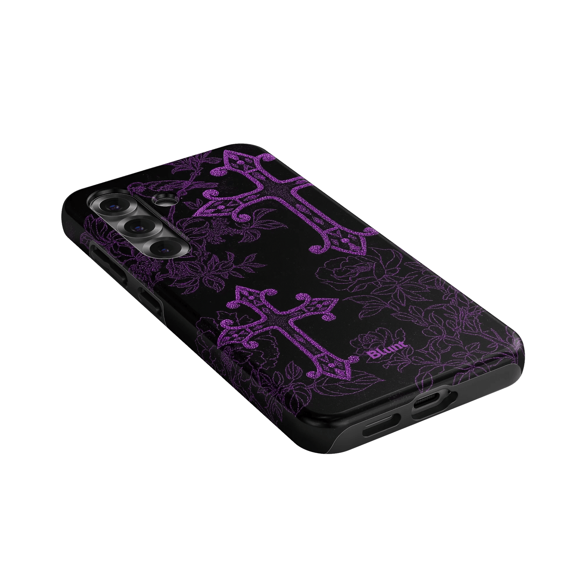 Purple Cross Samsung Case - Blunt Cases