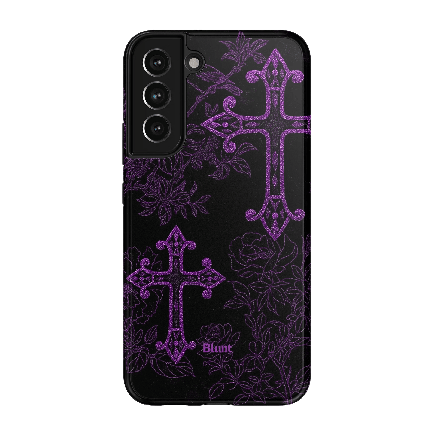 Purple Cross Samsung Case - Blunt Cases
