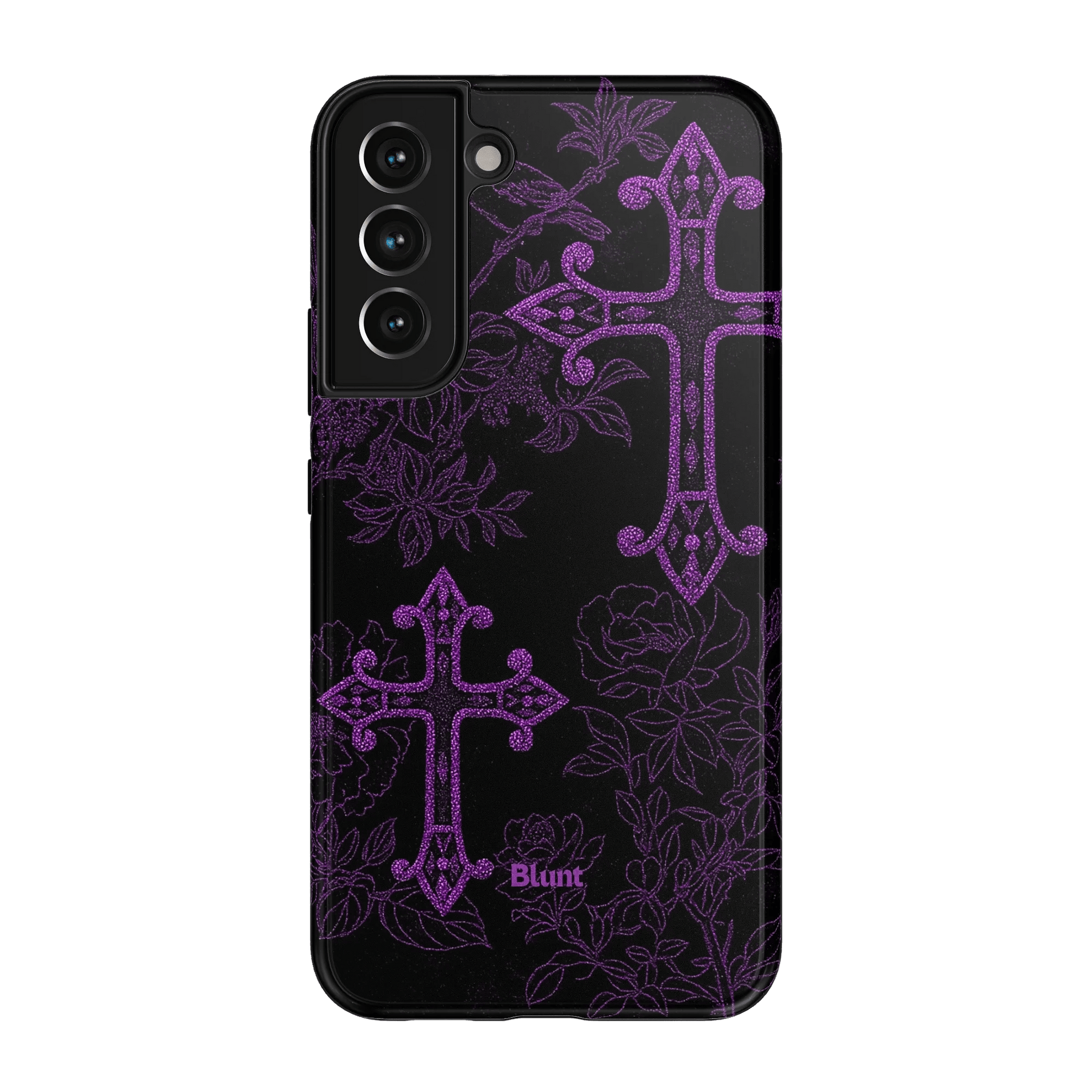 Purple Cross Samsung Case - Blunt Cases