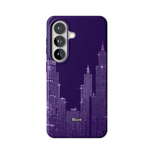Purple NYC Skyeline Samsung Phone Case