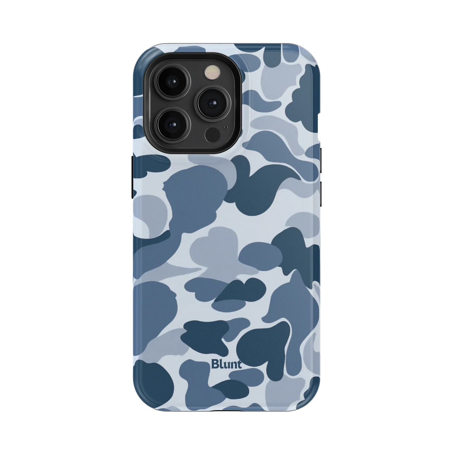 Bluish Camo iPhone Case