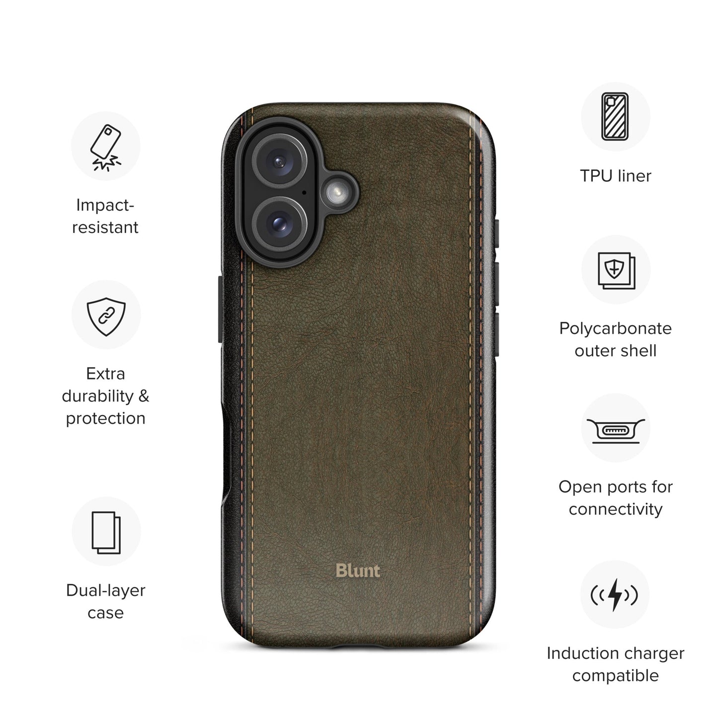 Ranger Olive iPhone Case - Blunt Cases