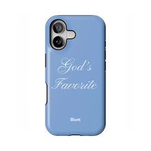 Gods Favorite Blue iPhone Case