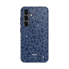 Blue Cheetah Print Samsung Case