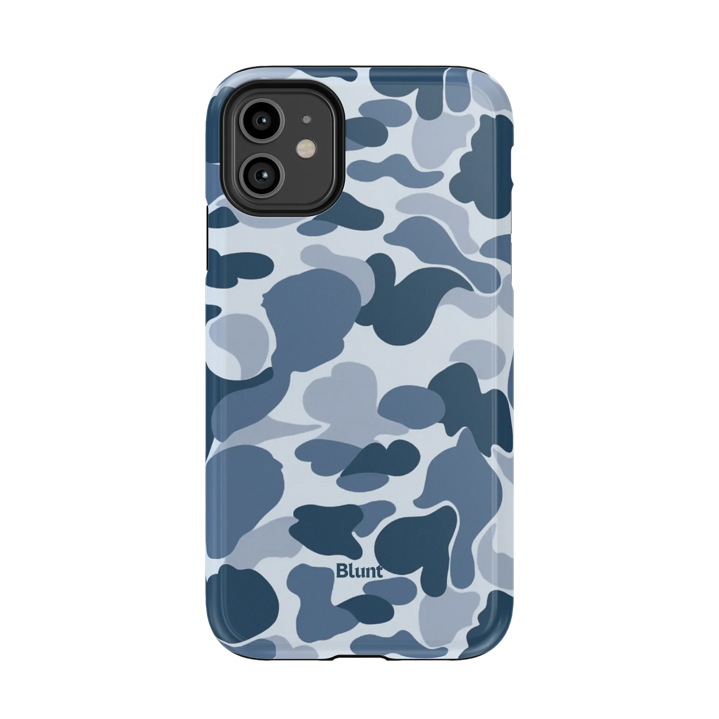 Bluish Camo iPhone Case