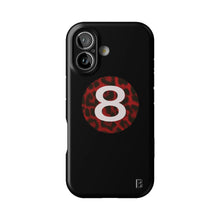 Red Cheetah Magic 8 Statement iPhone Case
