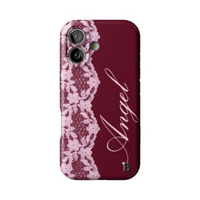 Red Lace Angel Statement iPhone Case