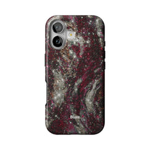 Red Midnight Marble iPhone Case
