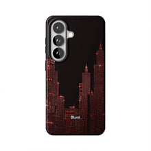 Red NYC Skyeline Samsung Phone Case