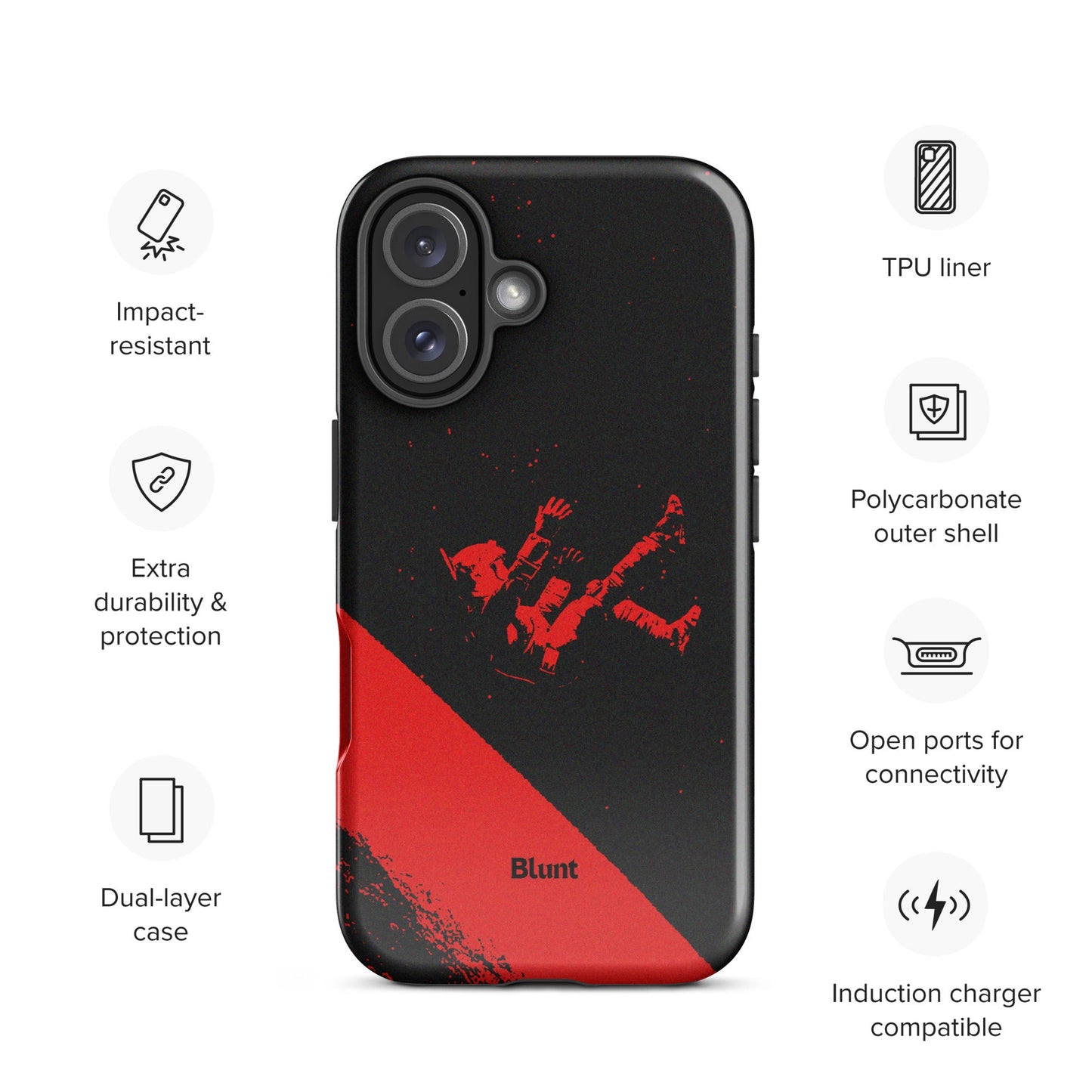 Red Shift iPhone Case - Blunt Cases