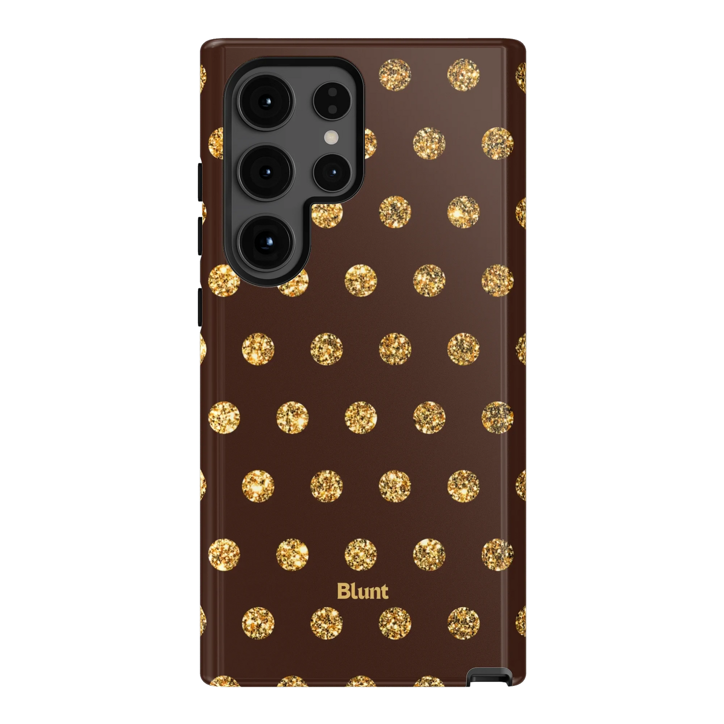 Gold Polka Samsung Case