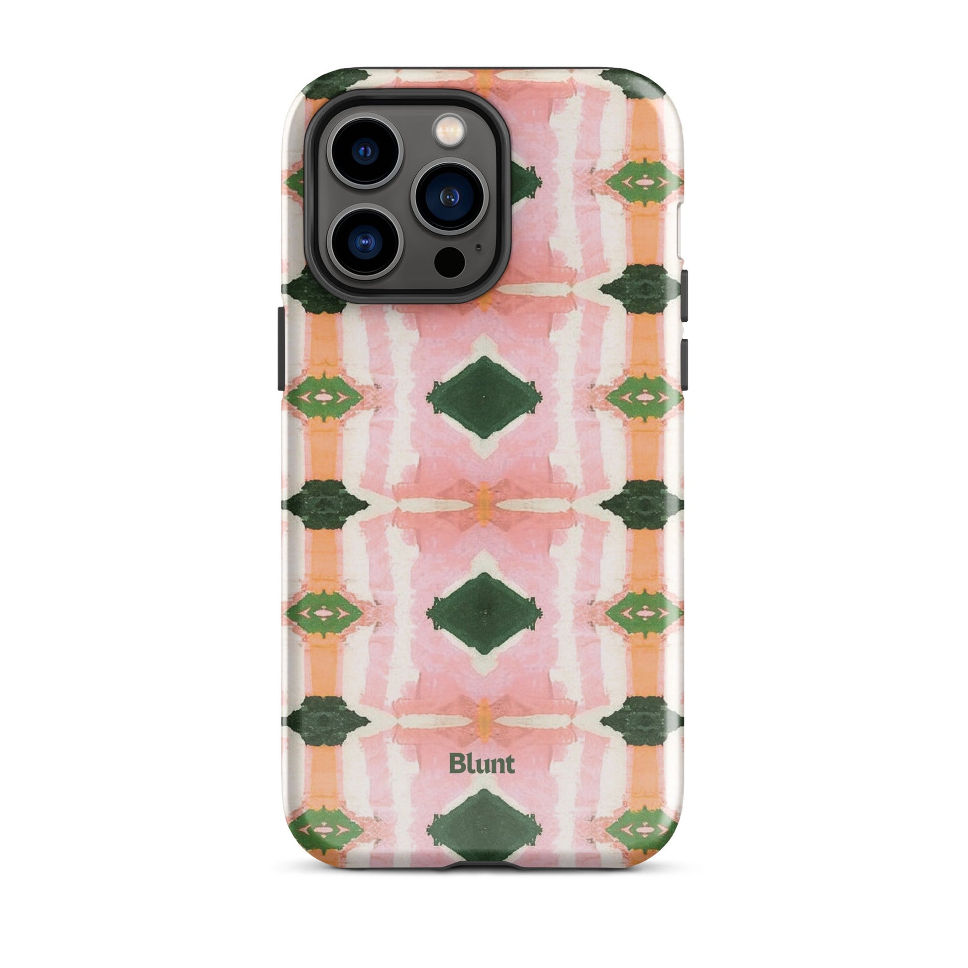 Rose Quartz Grid iPhone Case - Blunt Cases
