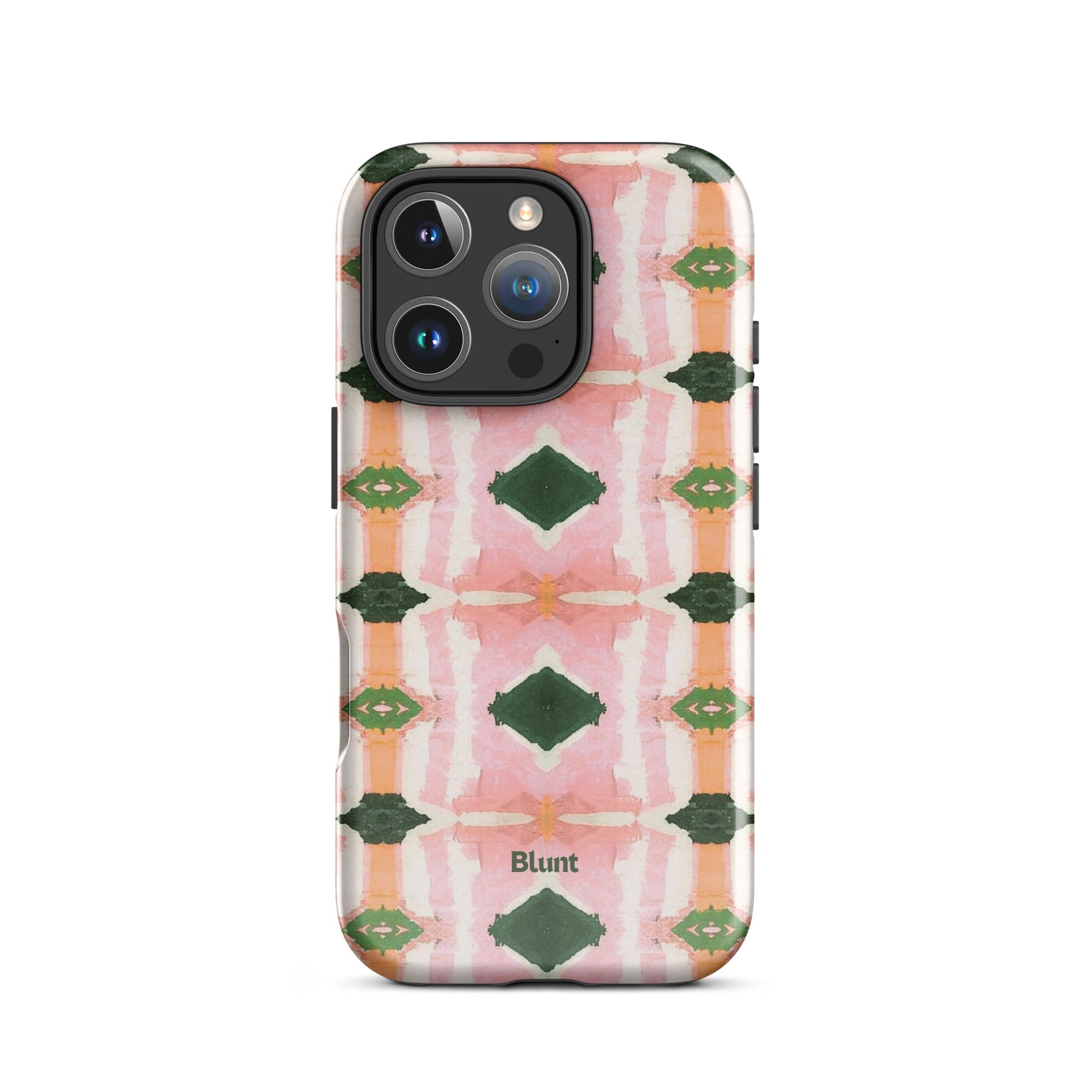 Rose Quartz Grid iPhone Case - Blunt Cases