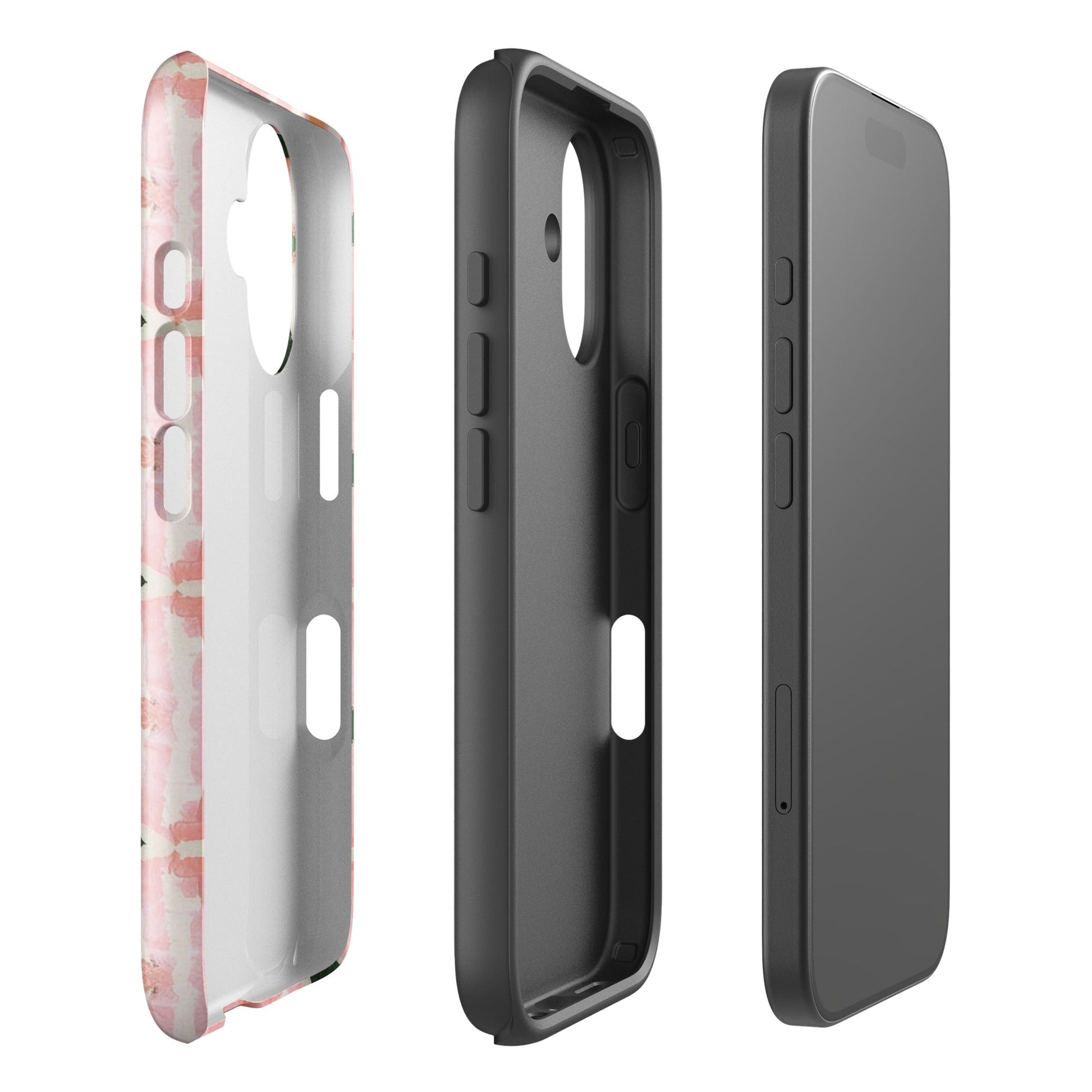 Rose Quartz Grid iPhone Case - Blunt Cases