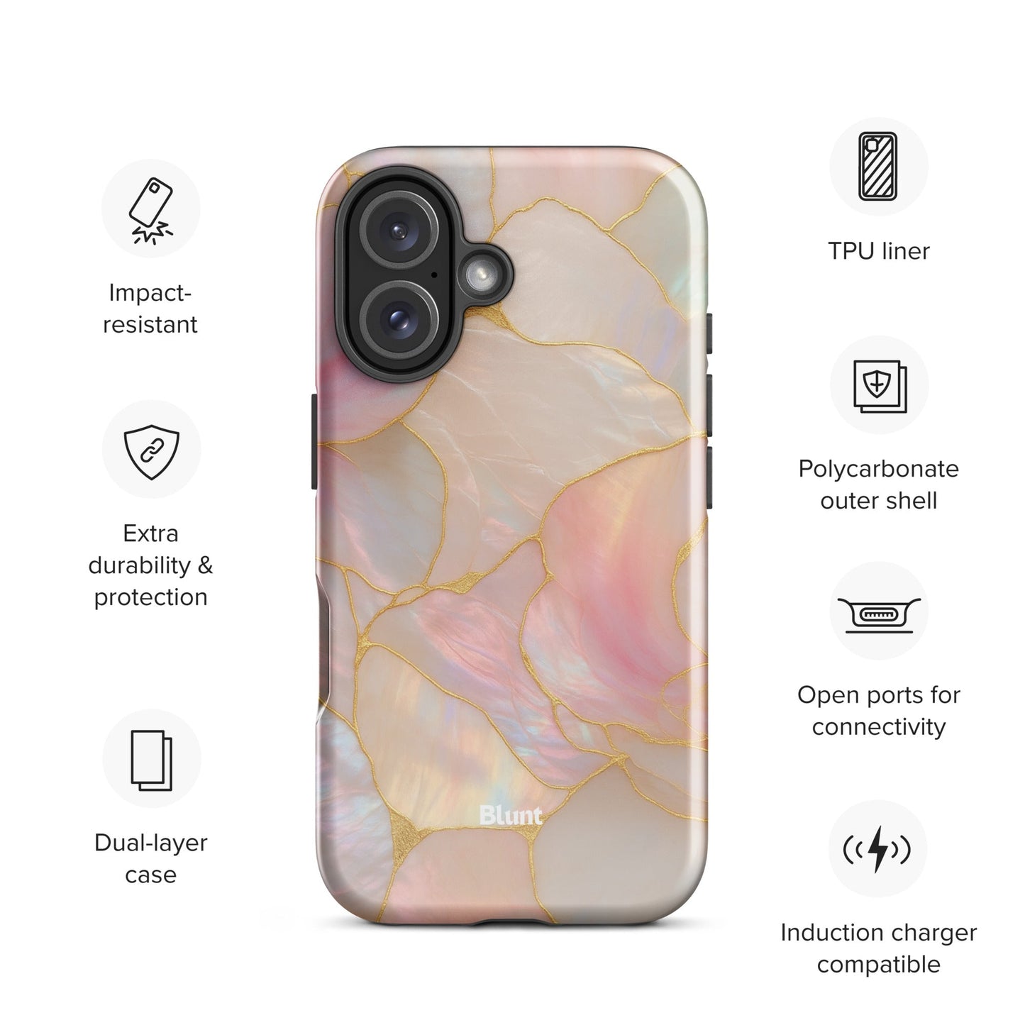 Rose Quartz iPhone Case - Blunt Cases