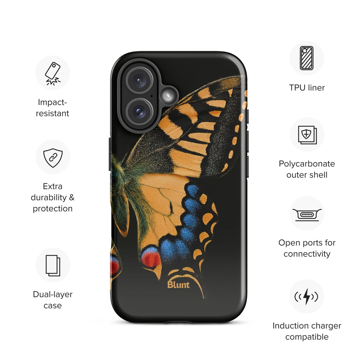 Royal Swallowtail iPhone Case - Blunt Cases