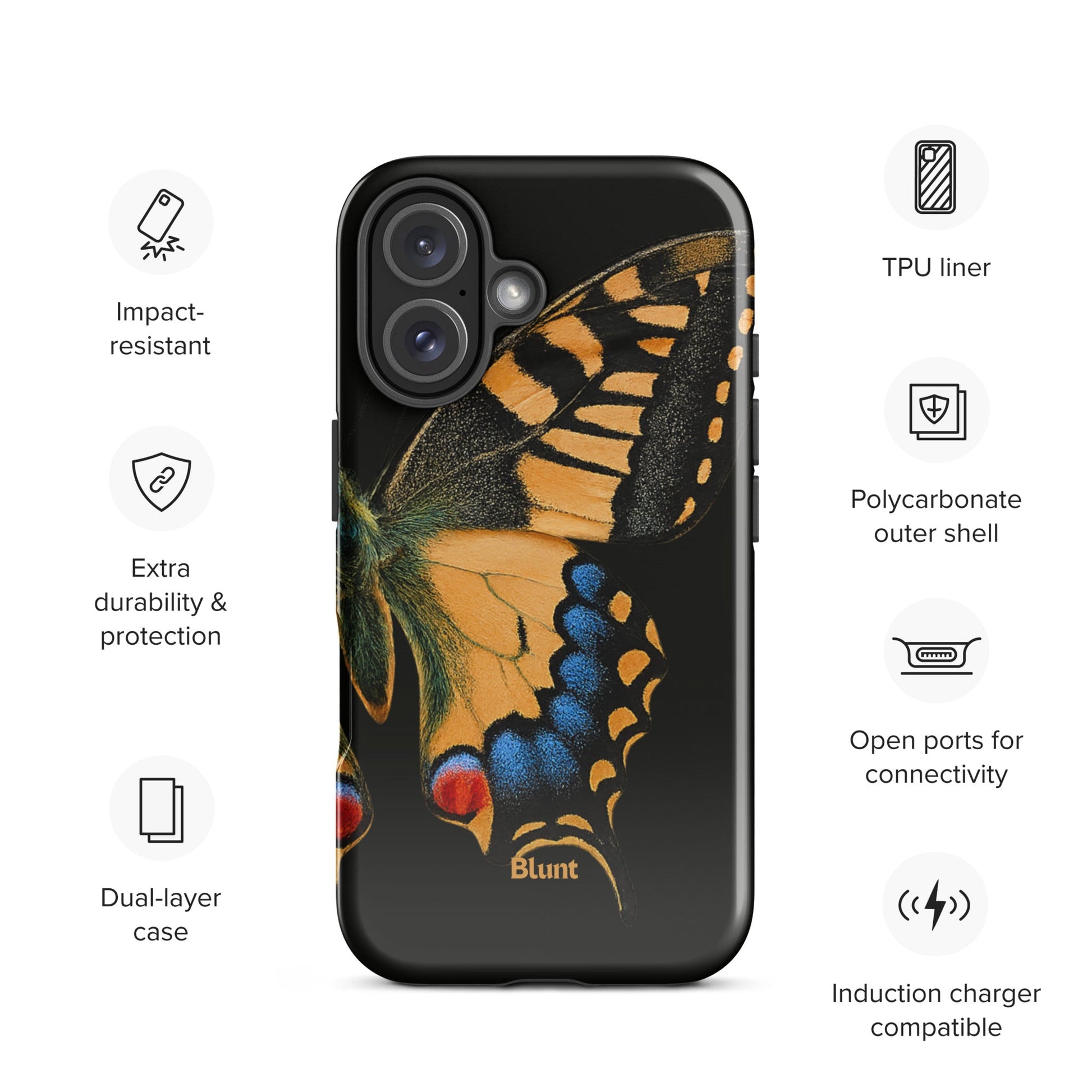 Royal Swallowtail iPhone Case - Blunt Cases