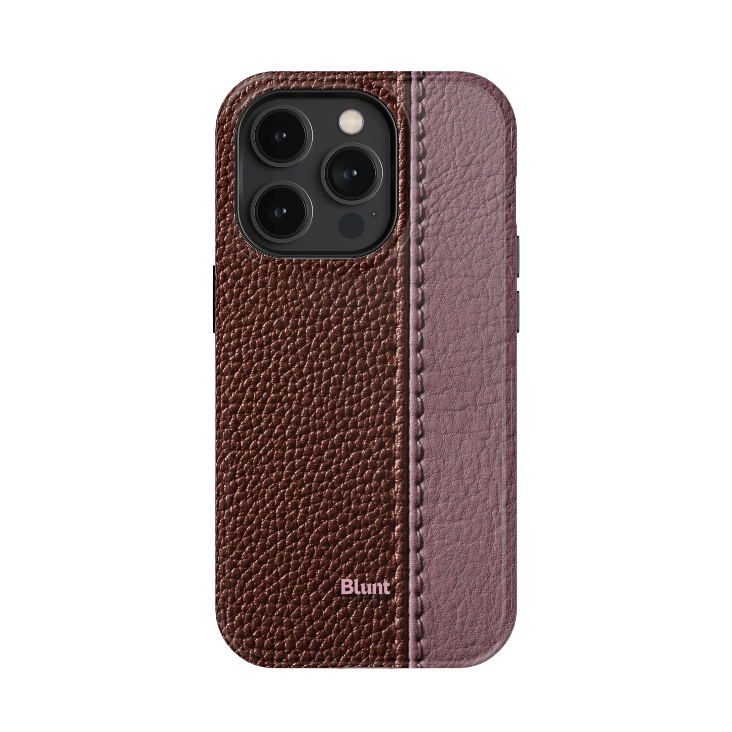 Maroon Grain iPhone Case