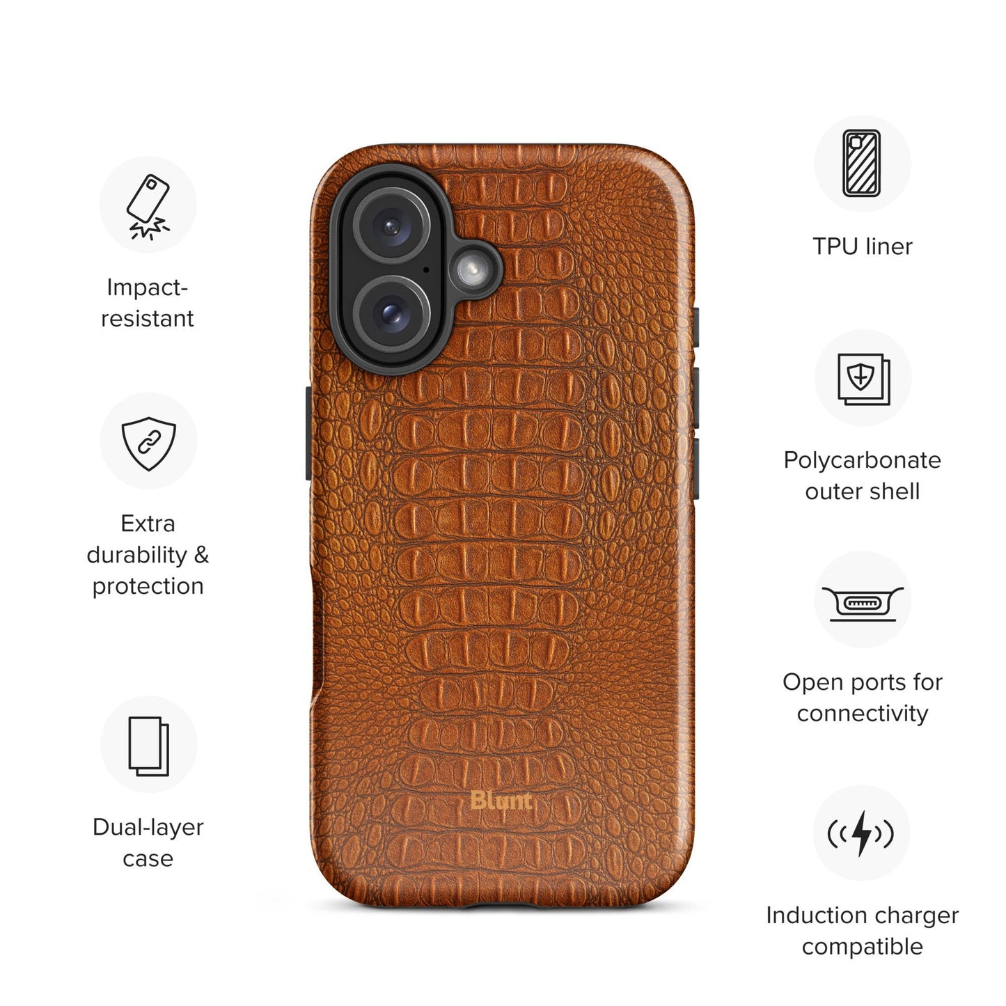 Saddle Croc iPhone Case - Blunt Cases