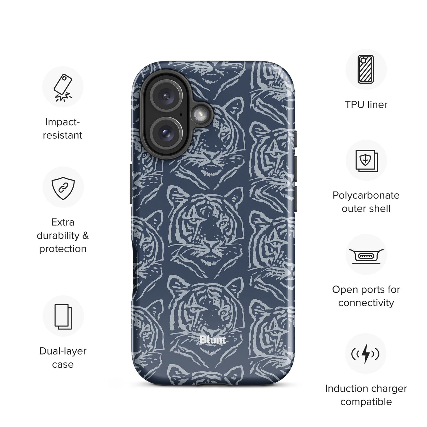 Savage Blue iPhone Case - Blunt Cases