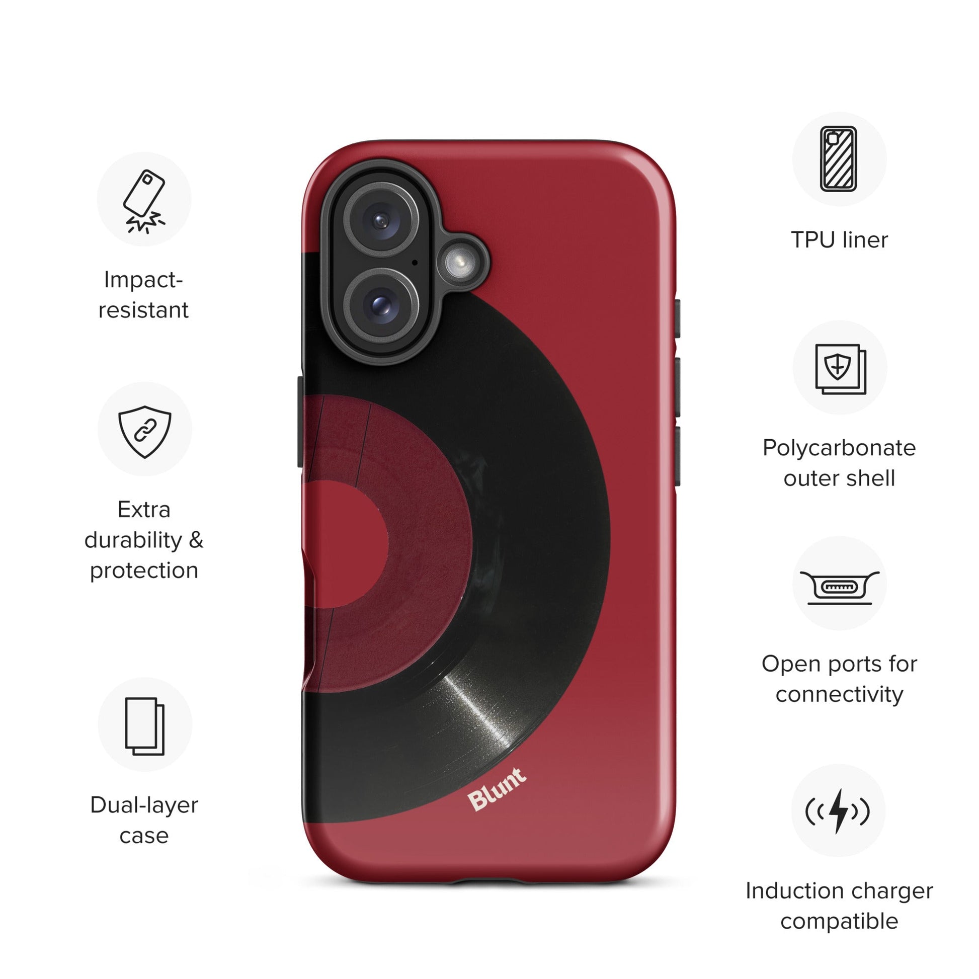 Scarlet Spin iPhone Case - Blunt Cases