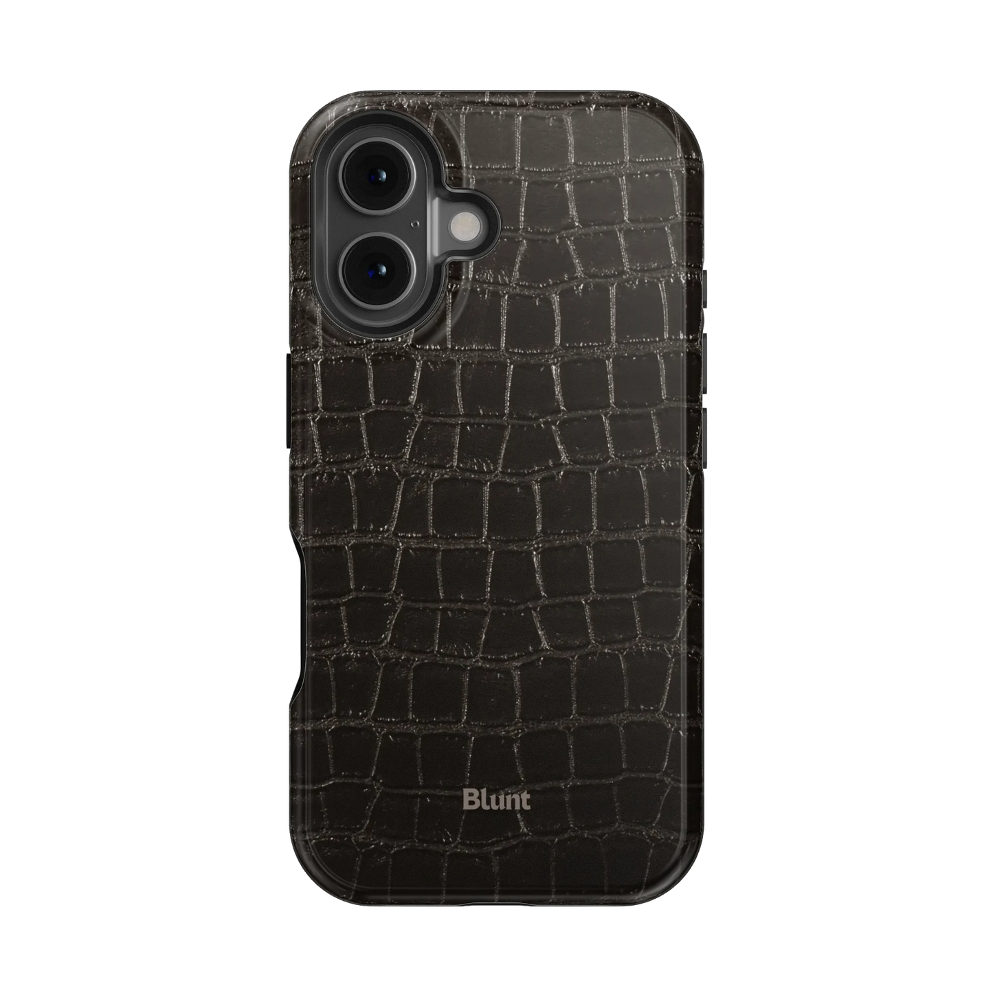 Onyx Croc iPhone Case