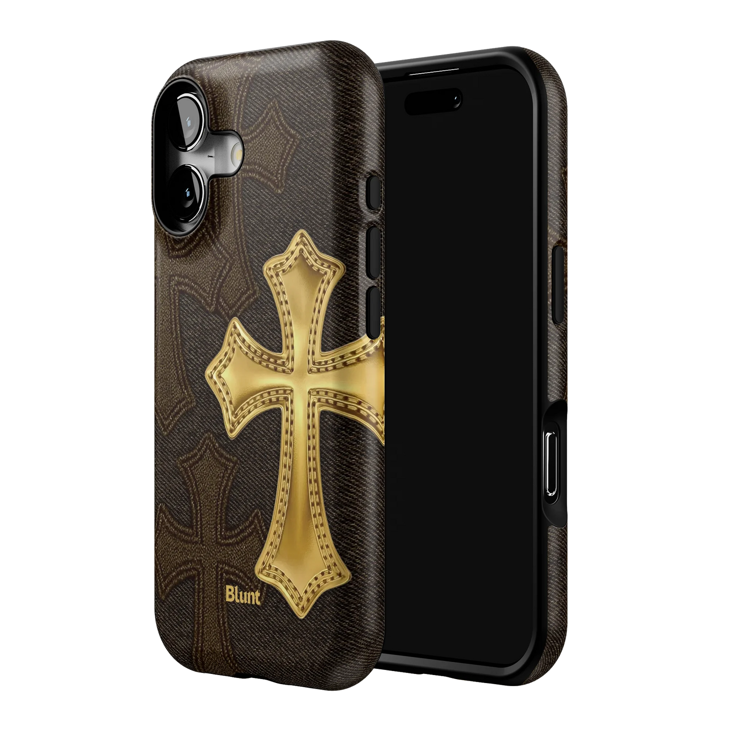 Gold Cross iPhone Case
