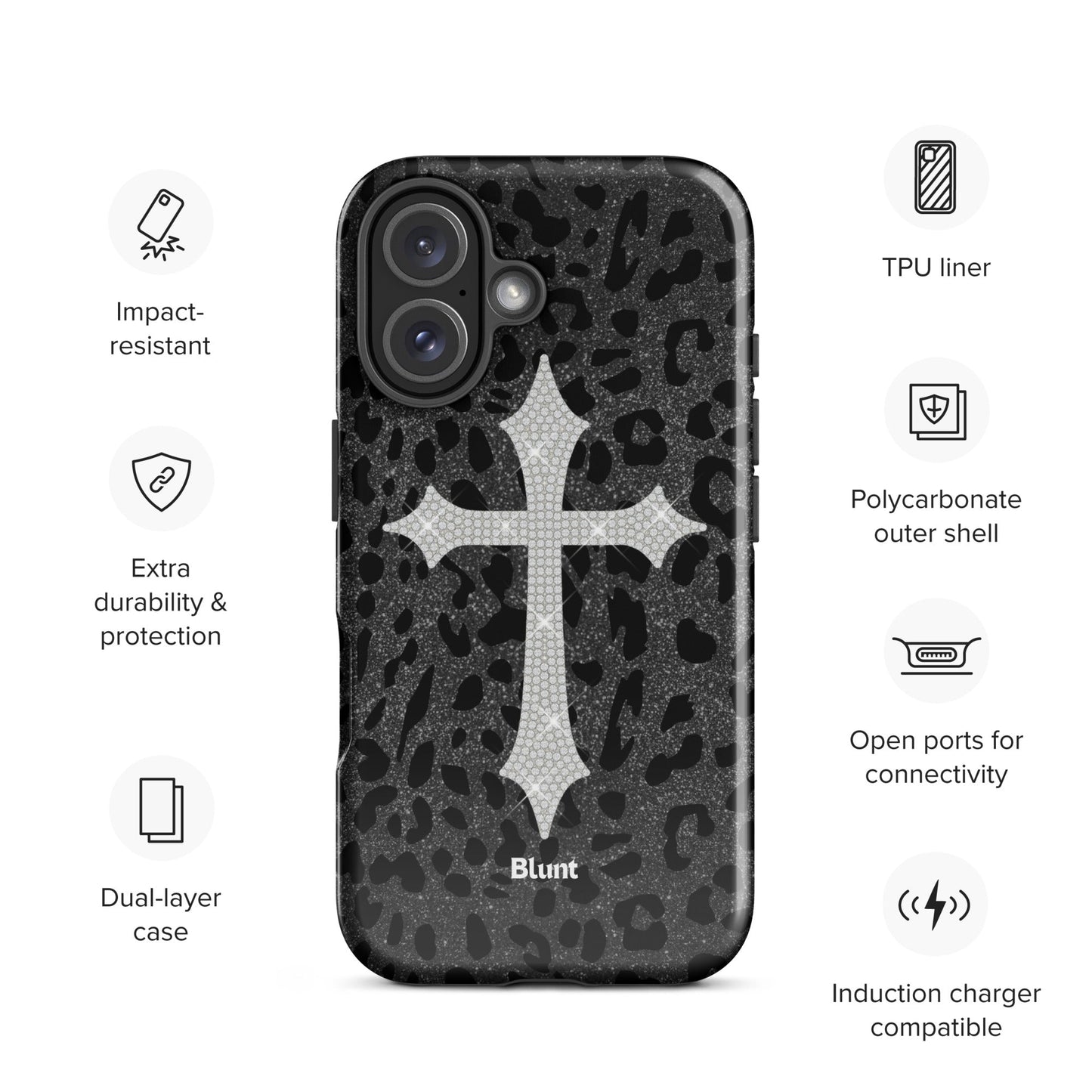 Shadow Cross iPhone Case - Blunt Cases