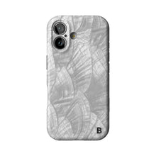 Silver Petals Statement iPhone Case