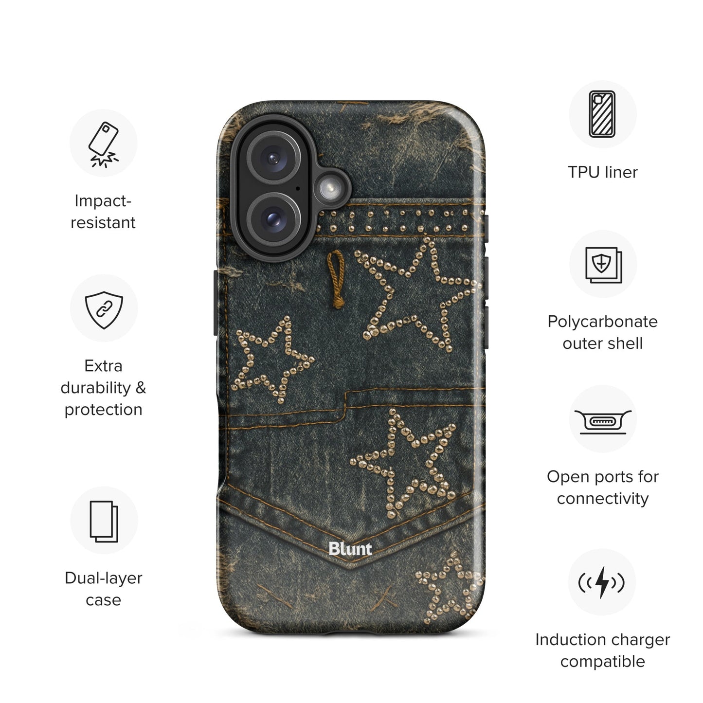 Studded iPhone Case - Blunt Cases