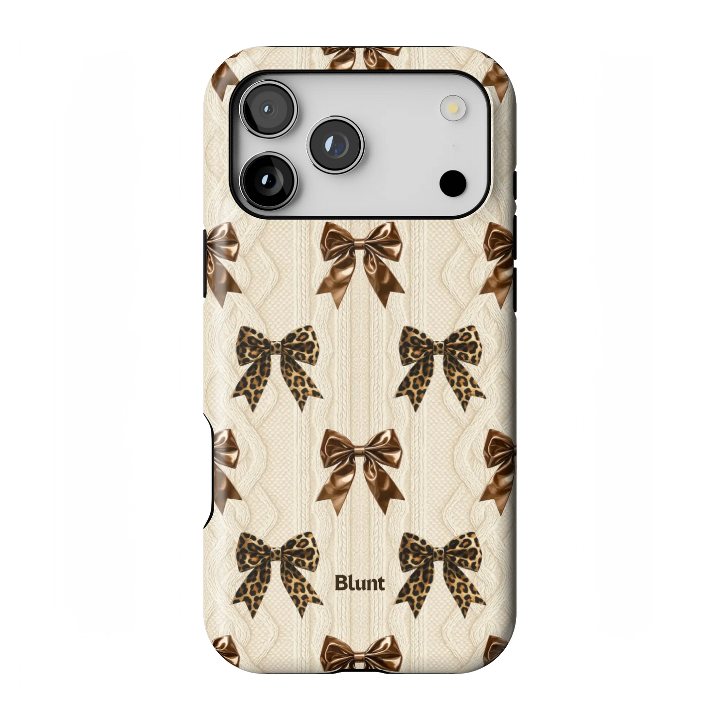Cheetah Knit iPhone Case
