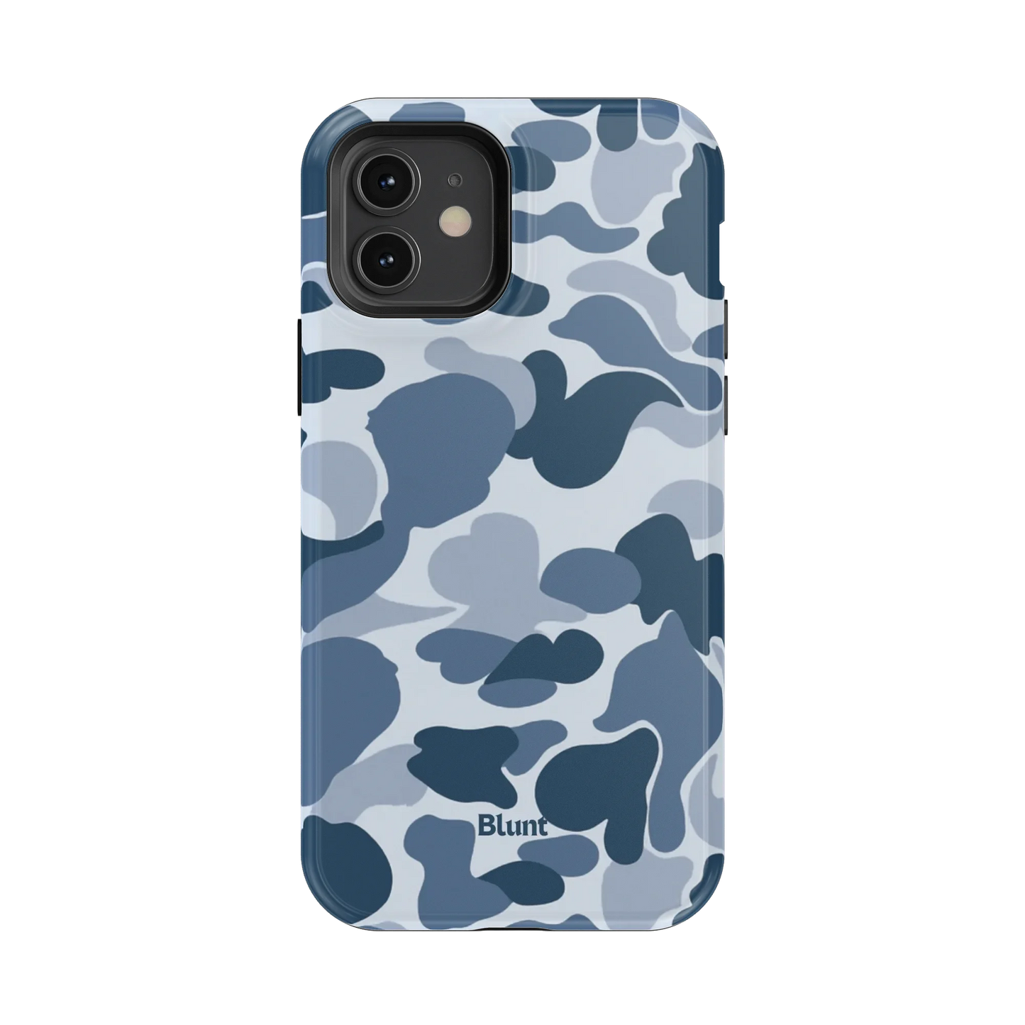Bluish Camo iPhone Case