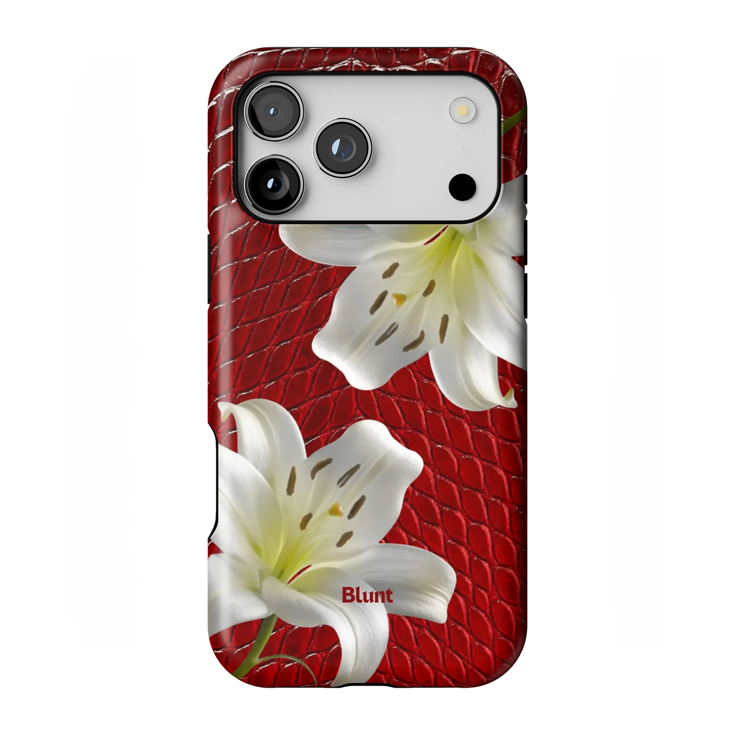 Crimson Lily iPhone Case